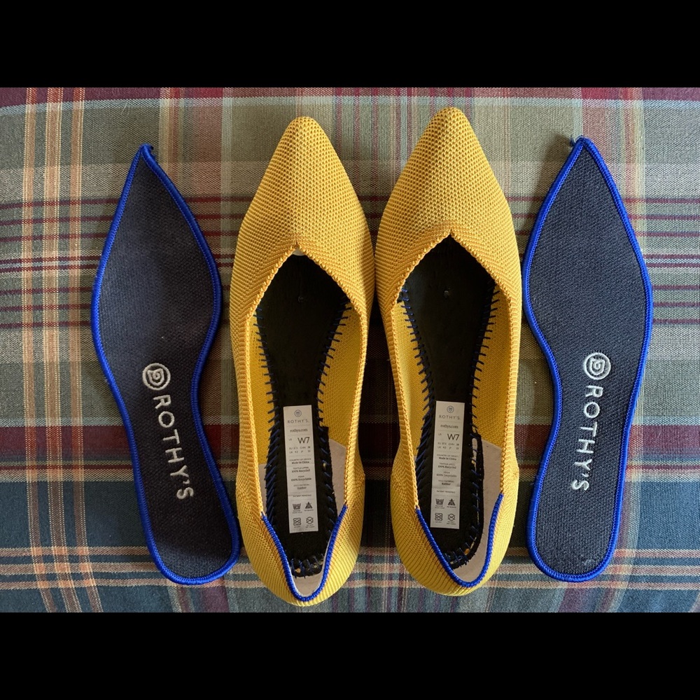 Rothy’s Points size 7 Marigold